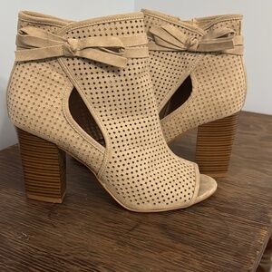 KARRI Blue Tracy, high heel Open Toe Size 8.5